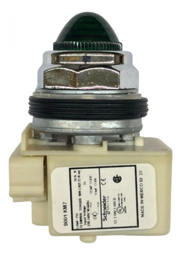Sinaleiro 30mm Metálico C Trafo 90021kp7g9 Verde Schneider Verde 220/240 Vca