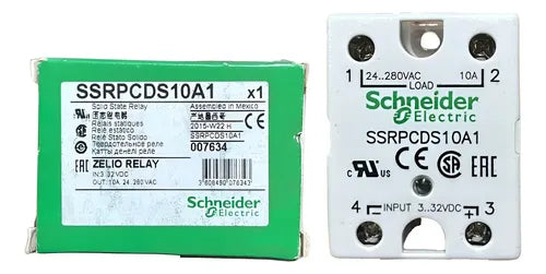 Relé De Estado Sólido 10a Ssrpcds10a1 Schneider 24-280vca / 32vcc