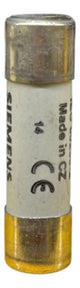 Kit Com 5: Fusivel Cilindrico 10x38mm 20a 3nw6007-1 Siemens 500v