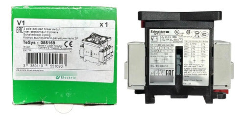 Bloco Principal Tripolar Para Vario 32a V1 Schneider