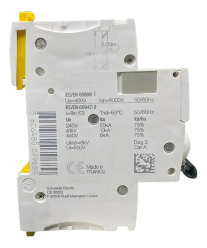 Disjuntor Acti9 Ic60n 3p 32a Curva C A9f74332 Schneider