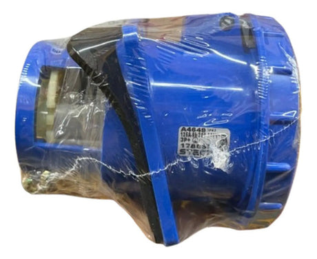 Tomada Embutir A4649 3p+t 125a 200/250v 9h Azul Ip67 Steck Azul