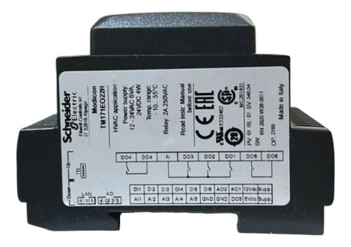 Modulo De Expansao 22 E/s P/ Clp M171o Tm171eo22r Schneider