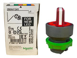 Cabeçote Para Chave Seletora Lum Ø22mm Zb5ak1243 Schneider Vermelho -