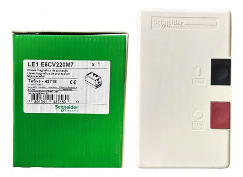 Chave De Partida Direta Cofre Ip65 Le1e6cv220m7 Schneider
