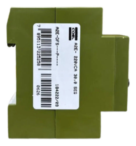 Rele De Tempo A2e 30 Seg 220vca A2e-dfs-p Coel