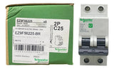 Disjuntor Easy9 2p 25a 6ka 400v Curva C Ez9f56225 Schneider