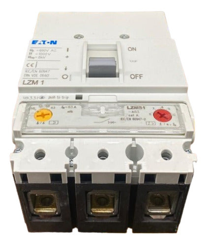 Disjuntor Tripolar 63a Lzms1-a63 Eaton