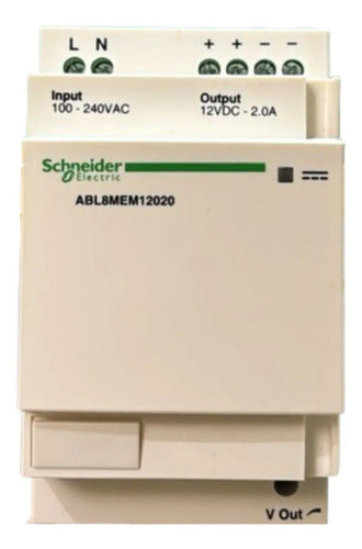 Fonte De Alimentação Chaveada 12v 2a Abl8mem12020 Schneider 12vcc