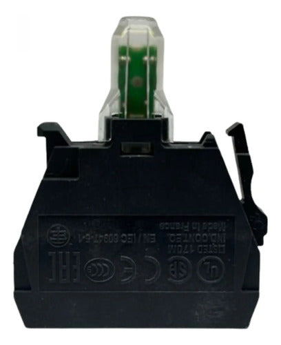 Bloco Contato Luminoso Led Branco 230/240vca Zbvm1 Schneider Branco 240 Vca