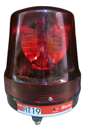 Sinalizador Visual Giroflex Rt19 12v Rubi Rontan Rubi