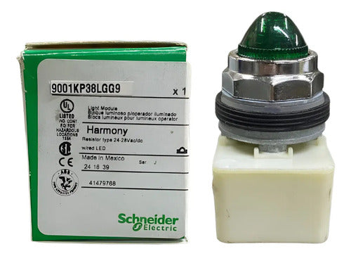 Sinalizador 30mm Led Alto Brilho 9001kp38lgg9 Schneider