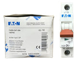Kit Com 2: Disjuntor Unipolar Faz6-c4/1-sa 4a 6ka Eaton 6ka