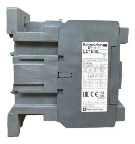 Contator 3p Easypact Tvs 1na+1nf 110vca Lc1e40f7 Schneider 110v