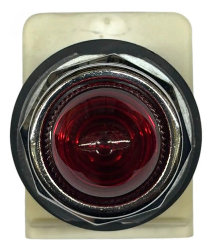 Sinaleiro 30mm Metálico C Trafo 9001kp7r9 Vermelho Schneider Vermelho 220v