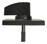 Cabecote 60x60mm Com Manopla 4 Furos Kbf1h Schneider Preto -