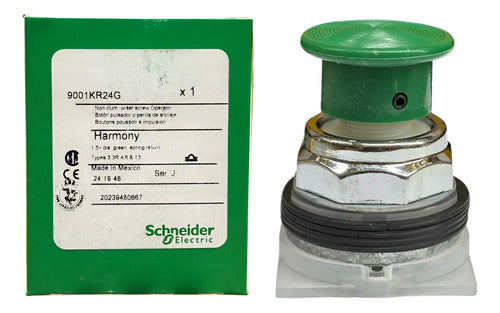 Cabeçote P/ Botão 30mm D35 9001kr24g Verde Schneider Verde -