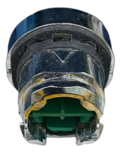 Kit Com 3: Cabeçote Para Botao 22mm Verde Zb4bh03 Schneider Verde
