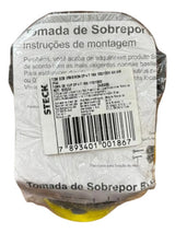 Tomada Sobrepor 16a 2p+t 4h 100/130v Amarela S3004 Steck Amarelo