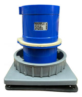 Plug Fixo Emb 3p+n+t 125a 200/250v 9h Azul S5639w Steck Azul