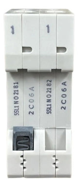 Disjuntor 2p 6a Curva C 5sl1206-7mb Siemens