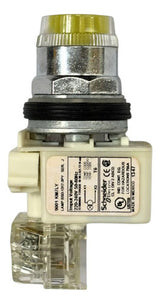 Botão 30mm Metálico 1naf Amarelo 9001k1l7lyyh13 Schneider Amarelo