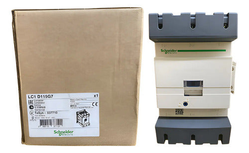 Contator Tripolar 115a 1na+1nf 120vca Lc1d115g7 Schneider 120 Vca