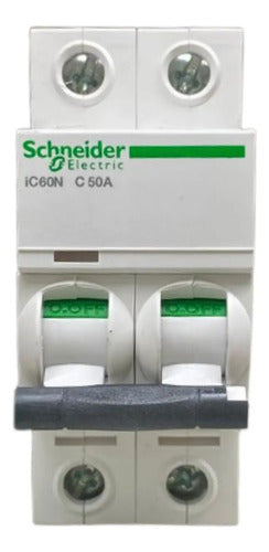 Disjuntor Acti9 Ic60n 2p Curva C 50a 440v A9f74250 Schneider