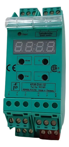 Rele Monitor De Velocidade Kfu8-dw-1.d 190149 Pepperl+fuchs -