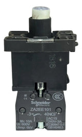 Kit Com 2: Botão Luminoso 1na 220/230vac Xa2ew36m1 Schneider Azul 220vca