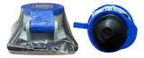 Kit Tomada N3046 + Plug N3076 16a 2p+t 220/240v Azul Steck Azul