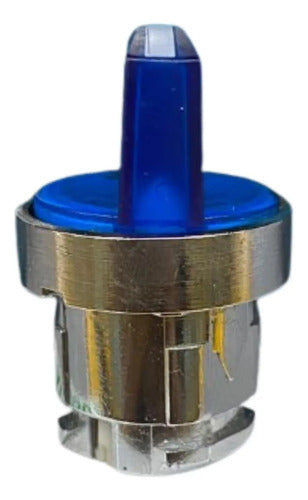 Cabeçote Para Chave Seletora Ø22mm 3 Pos Zb4bk1863 Schneider Azul