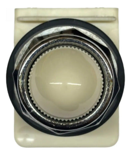 Sinaleiro 30mm Metálico 9001kp1w9 Branco Schneider Branco 120v