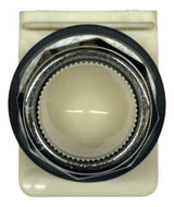 Sinaleiro 30mm Metálico 9001kp1w9 Branco Schneider Branco 120v