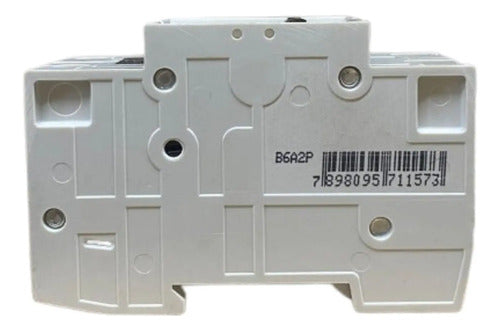 Disjuntor Termomagnético 2p 5sx1206-6 6a Siemens
