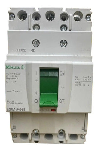 Disjuntor Tripolar 40a Bzme1-a40-bt Moeller