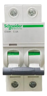 Disjuntor Acti9 Ic60h 2p Curva C 2a 440v A9f84202 Schneider