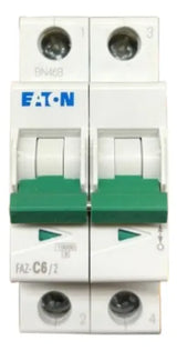 Disjuntor Bipolar Faz-c6/2-sa 6a Eaton