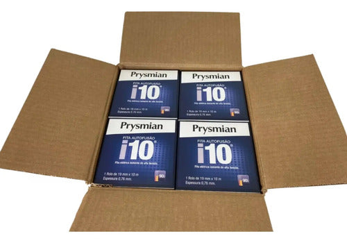 Fita Alta Tensao I10 Prysmian Kit Com 10 Peças Preto