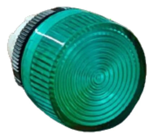 Kit Com 2: Botões Sinaleiros V221/15 22mm Verde Schmersal Verde Não Se Aplica