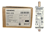 Kit Com 5: Fusível Nh000 Retardado 100a 500v 3na3830 Siemens 500v