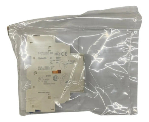 Bloco De Contato Auxiliar Instantâneo 2na Gvan20 Schneider 690v