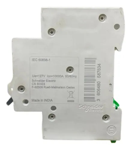 Disjuntor Easy9 1p 10a 6ka 400v Curva C Ez9f56110 Schneider