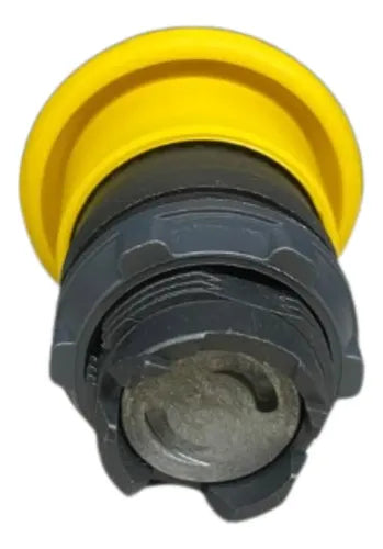 Kit Com 2: Cabeçote P/ Botão 22mm Plástico Soco A Zb5ac5 Amarelo -