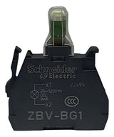 Bloco De Contato Luminoso Led Universal Bc Zbvbg1 Schneider Preto 24 A 120vca Cc