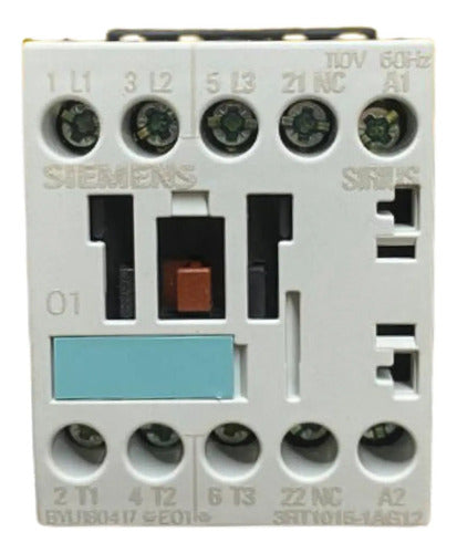 Contator 3rt1015-1ag12 110v 60hz 7a Siemens 127v