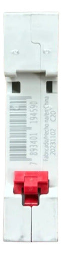 Kit C/ 10 Pçs: Disjuntor Unipolar Sdd61c20 20a Curva C Steck