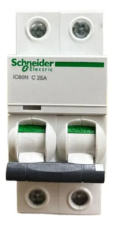 Disjuntor Acti9 Ic60n 2p 25a Curva C A9f74225 Schneider