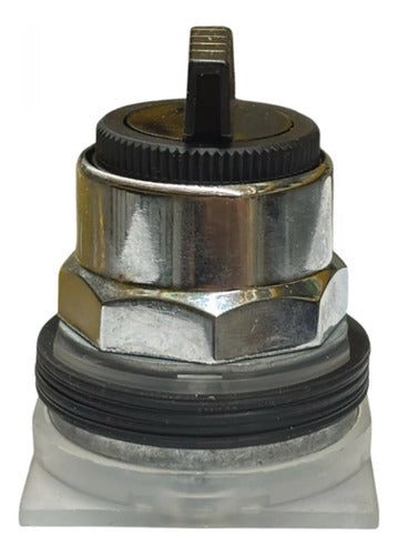 Cabeçote P/ Comutador 30mm Metálico 9001ks401b Schneider Cromado E Preto