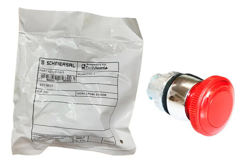 Botão Ez2.36/03 22mm Vermelho Ace Schmersal Vermelho Não Informado